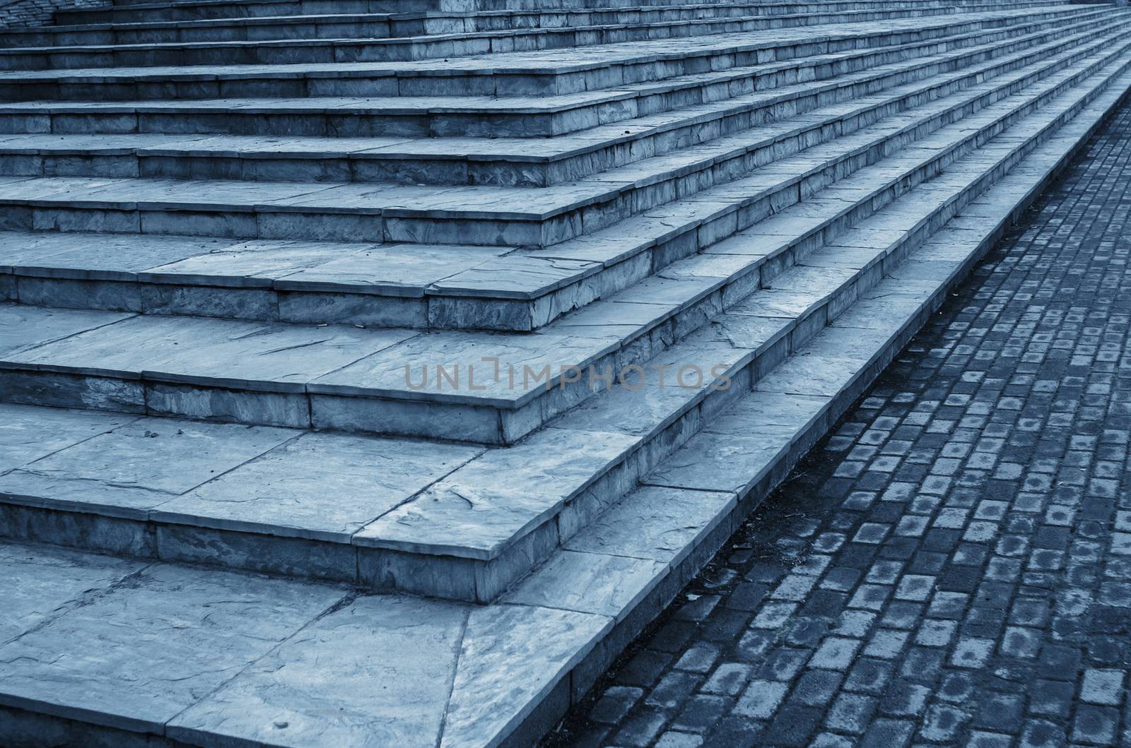 stone stairs in the park