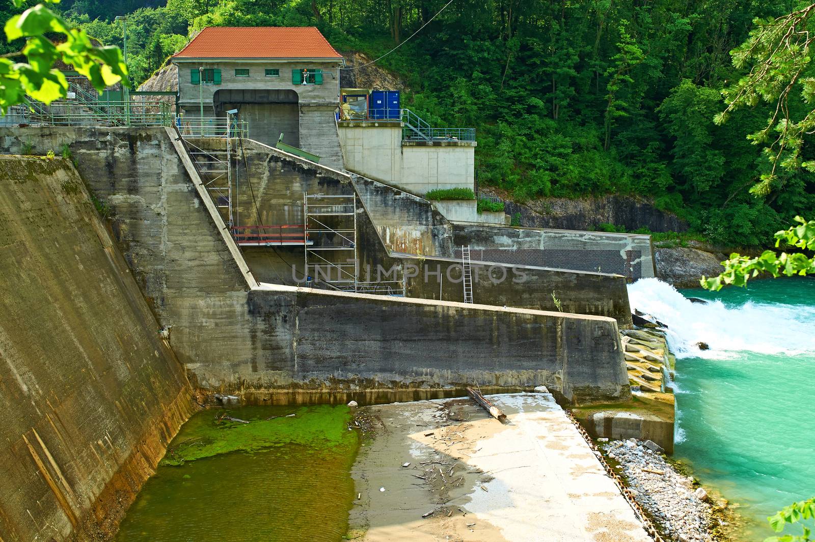 Hydroelectric power plant in Germany