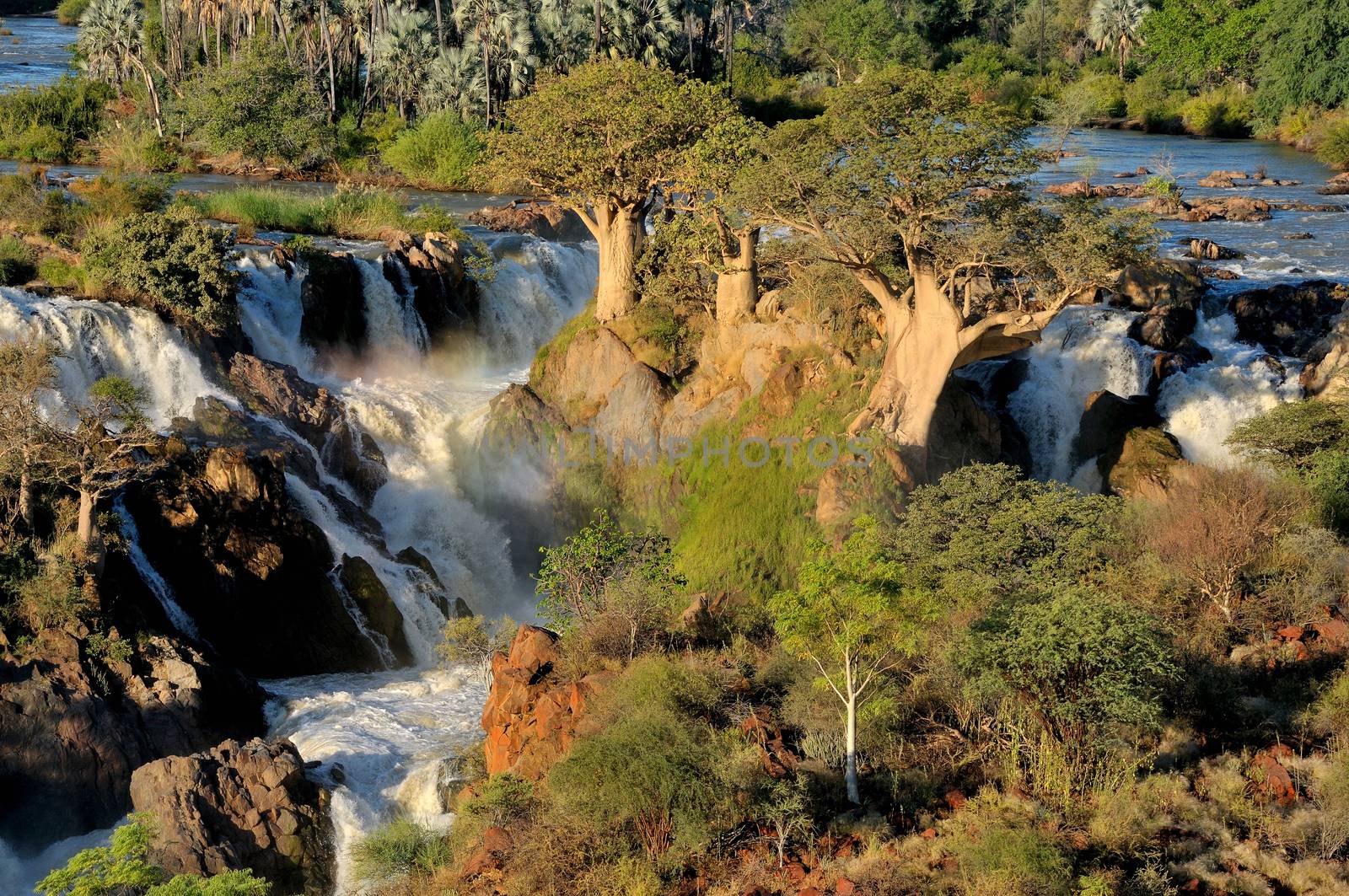 A small portion of the Epupa waterfalls, Namibia
