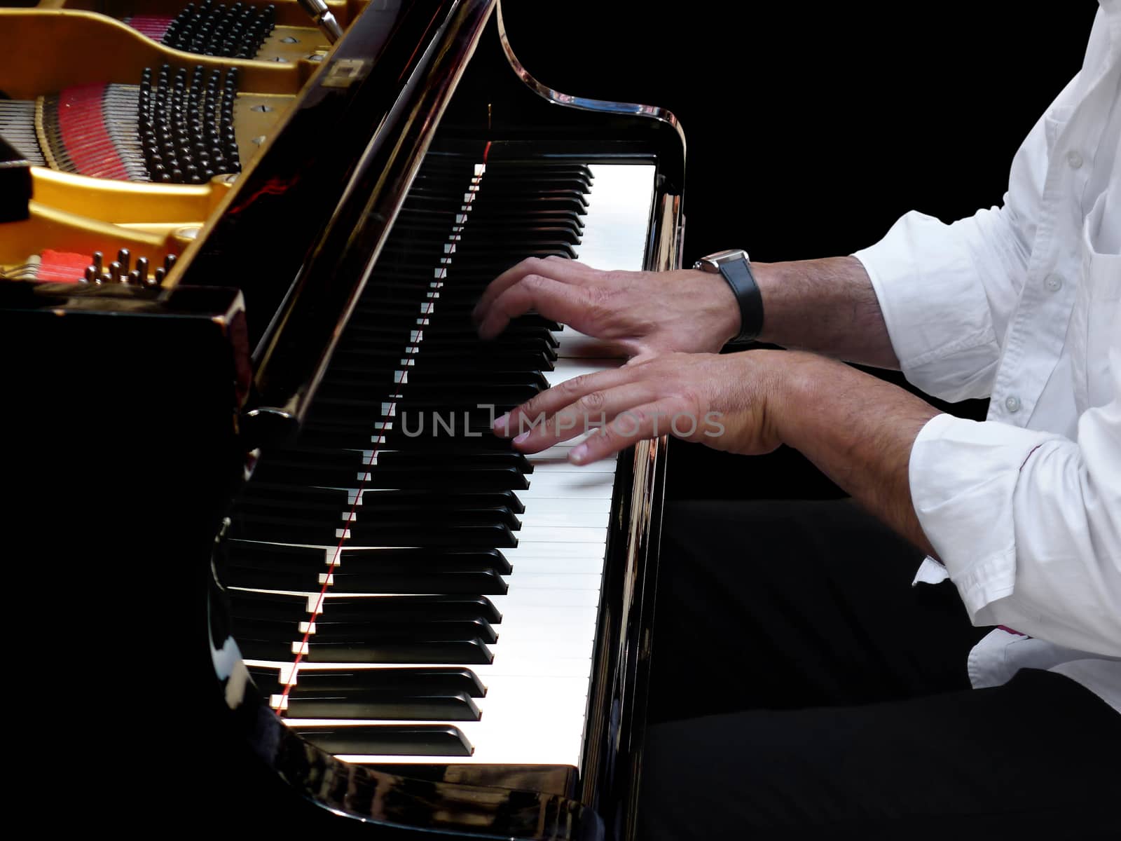 Pianist Plays Jazz Music by nirodesign