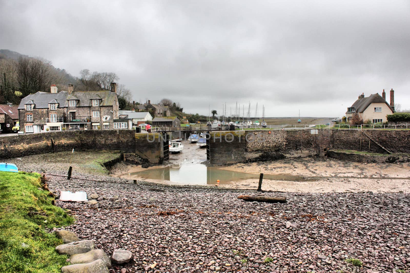 a small harbour in devon by chrisga