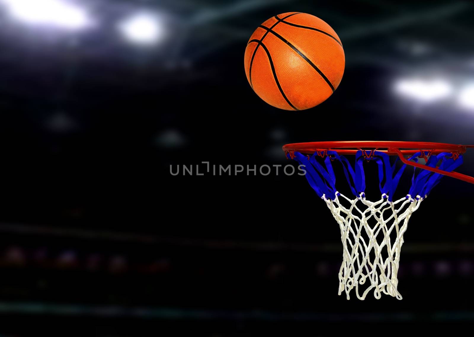 Basketball games under Spotlights by razihusin