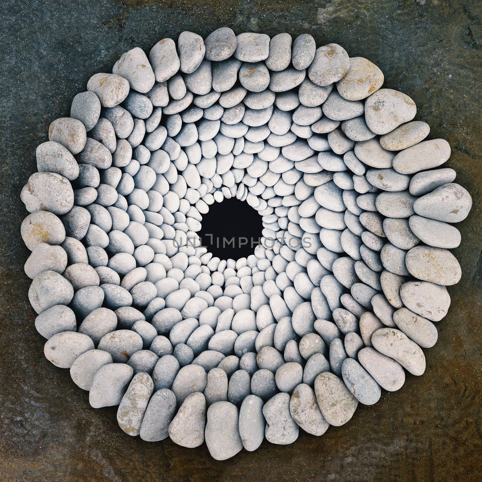 Sequence of stones laid out in the form of a circle