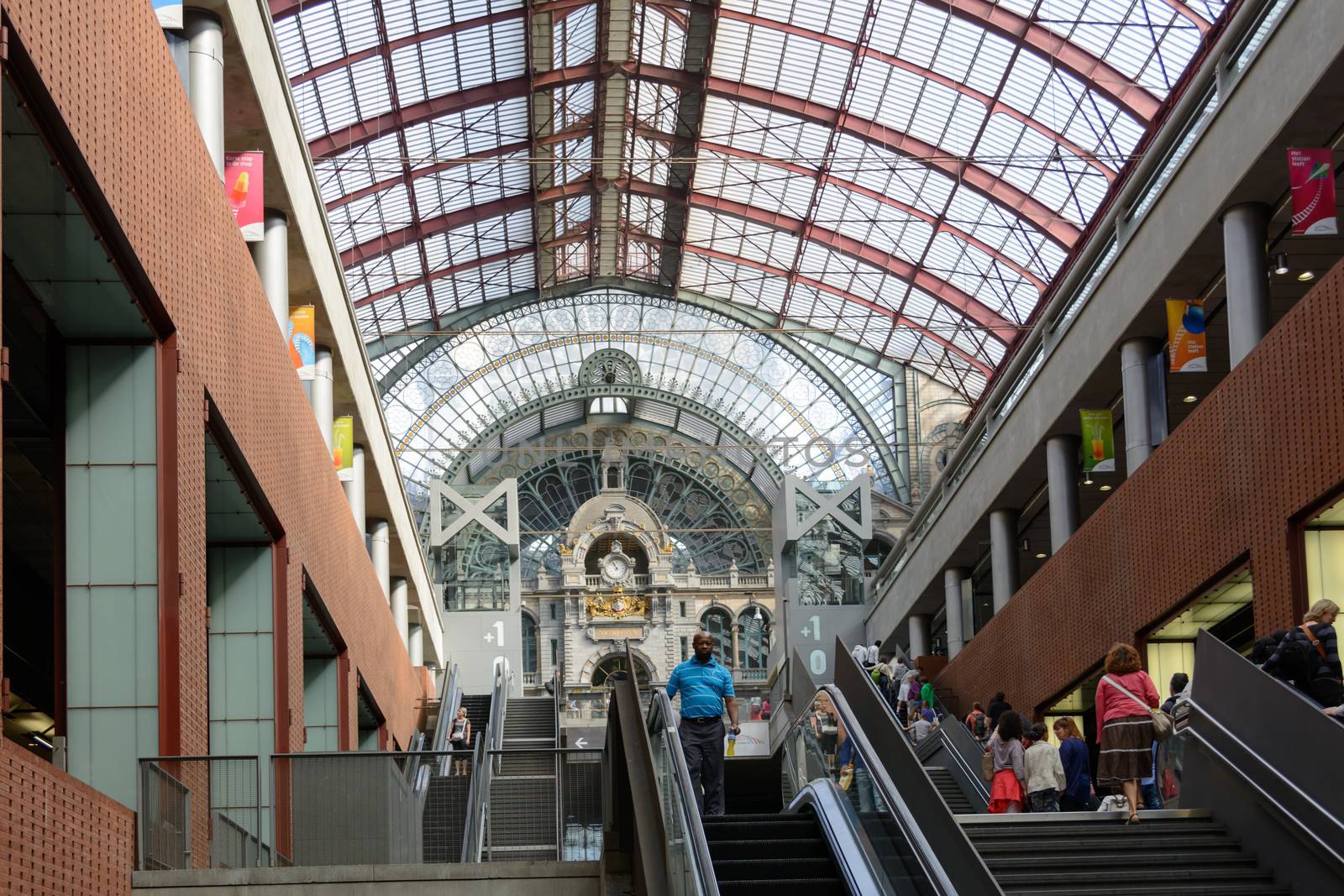 Antwerp Central is the name of the main railway station in the Belgian city of Antwerp. The original station building was constructed between 1895 and 1905.