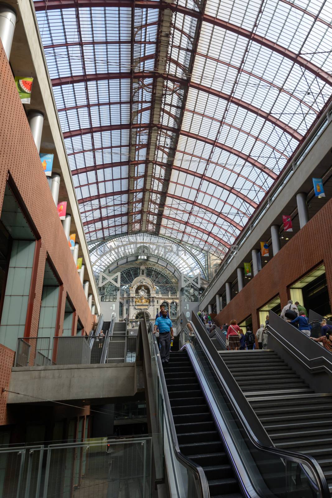 Antwerp Central is the name of the main railway station in the Belgian city of Antwerp. The original station building was constructed between 1895 and 1905.