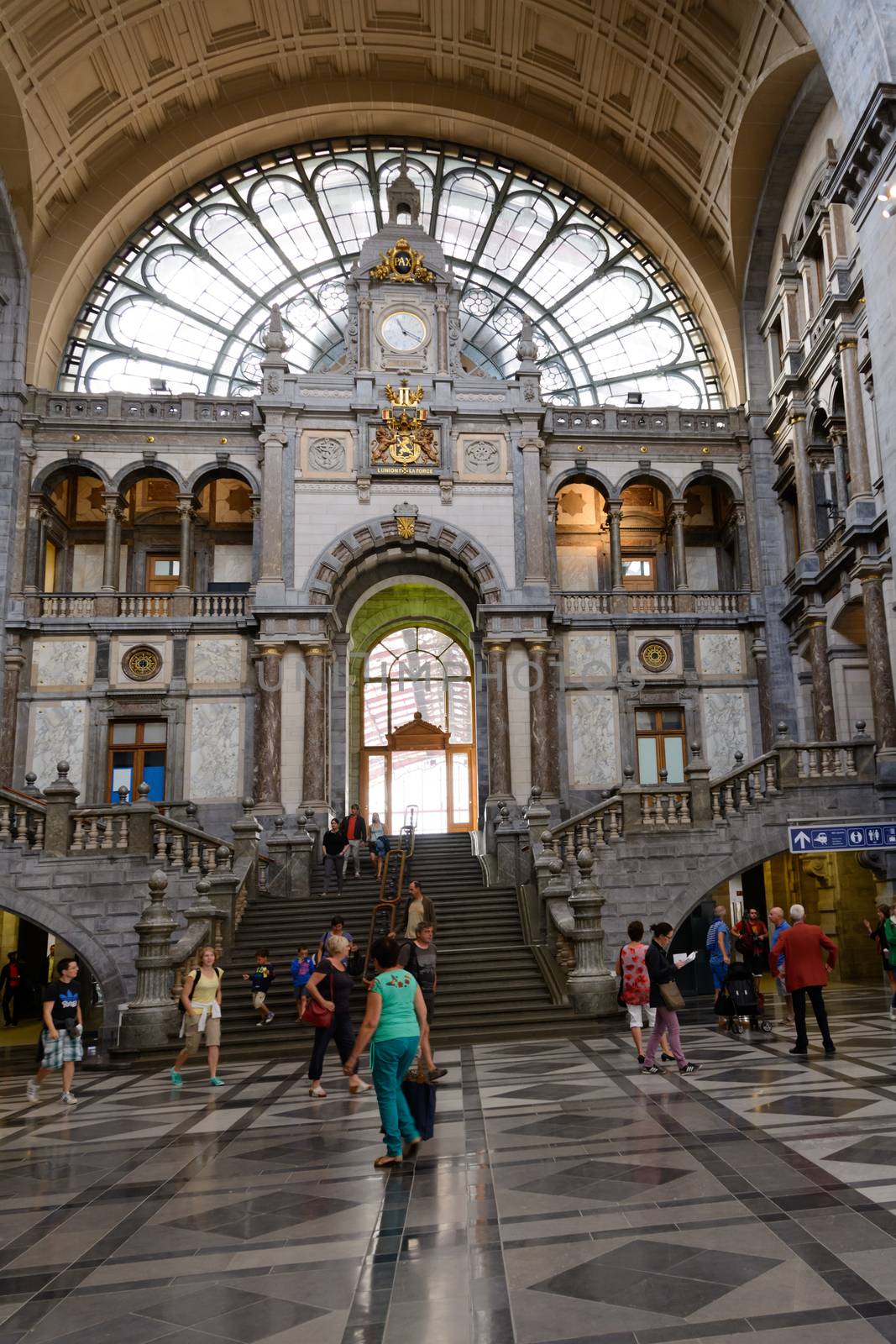 Antwerp Central is the name of the main railway station in the Belgian city of Antwerp. The original station building was constructed between 1895 and 1905.