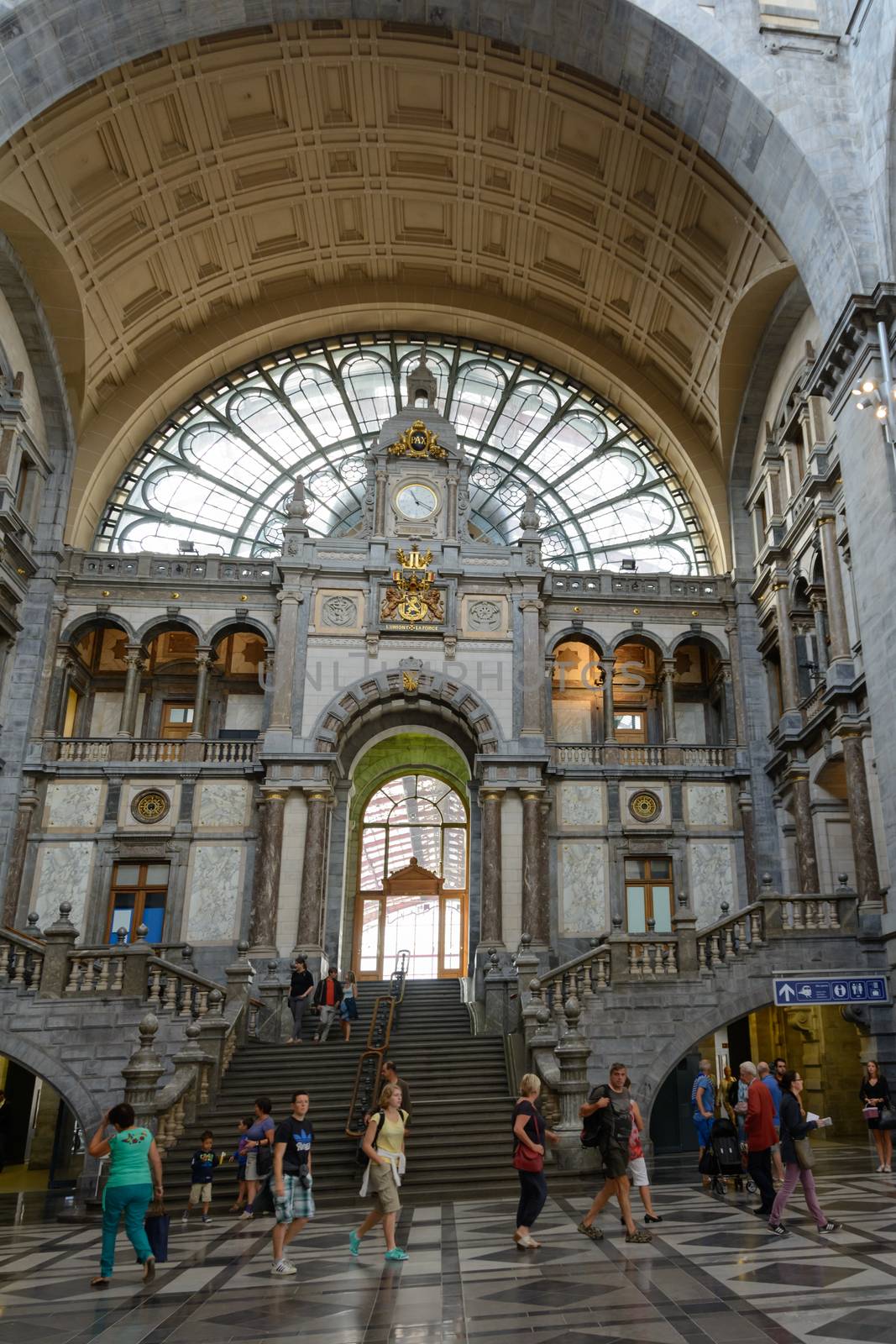 Antwerp Central is the name of the main railway station in the Belgian city of Antwerp. The original station building was constructed between 1895 and 1905.