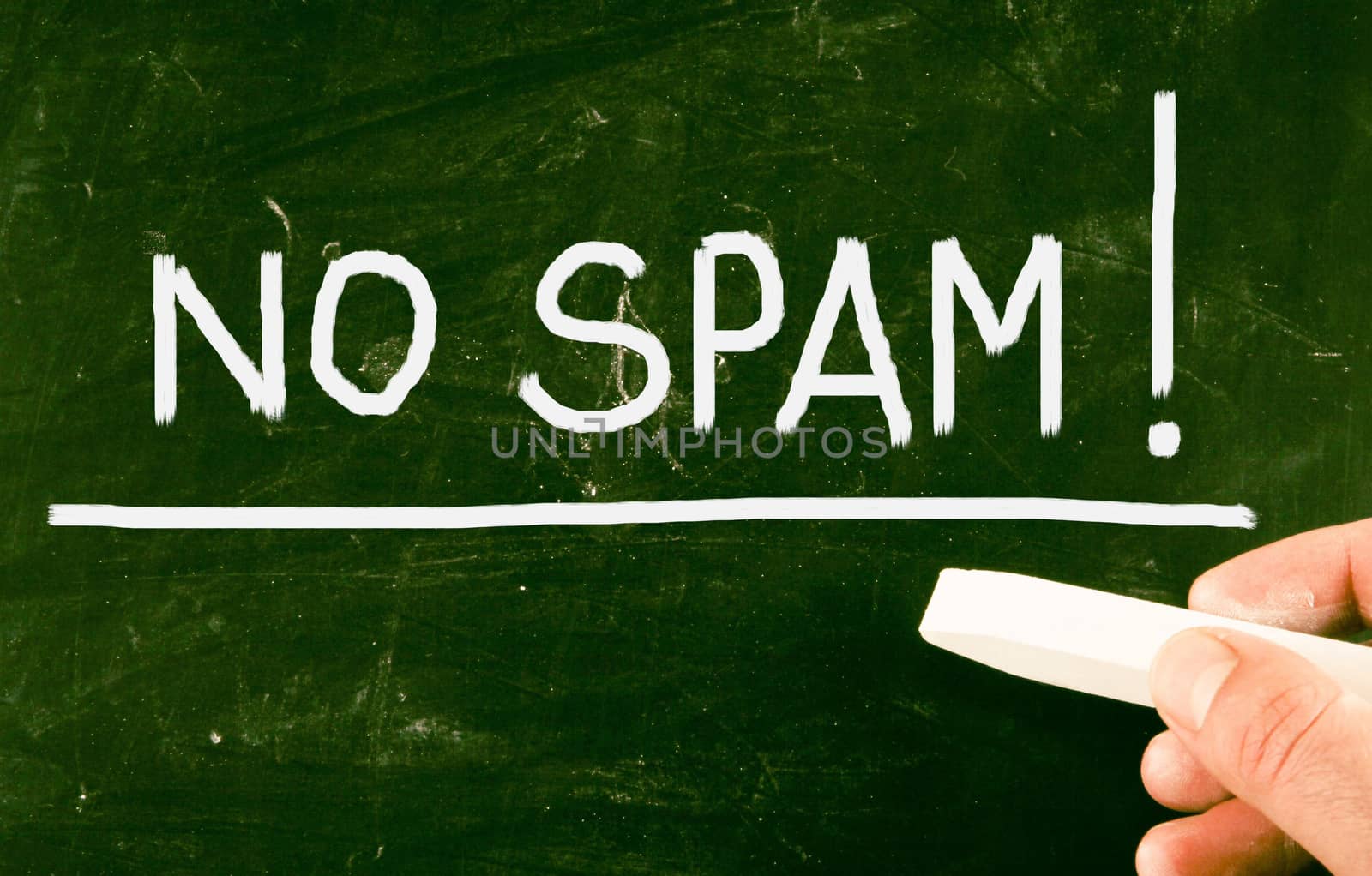 no spam concept