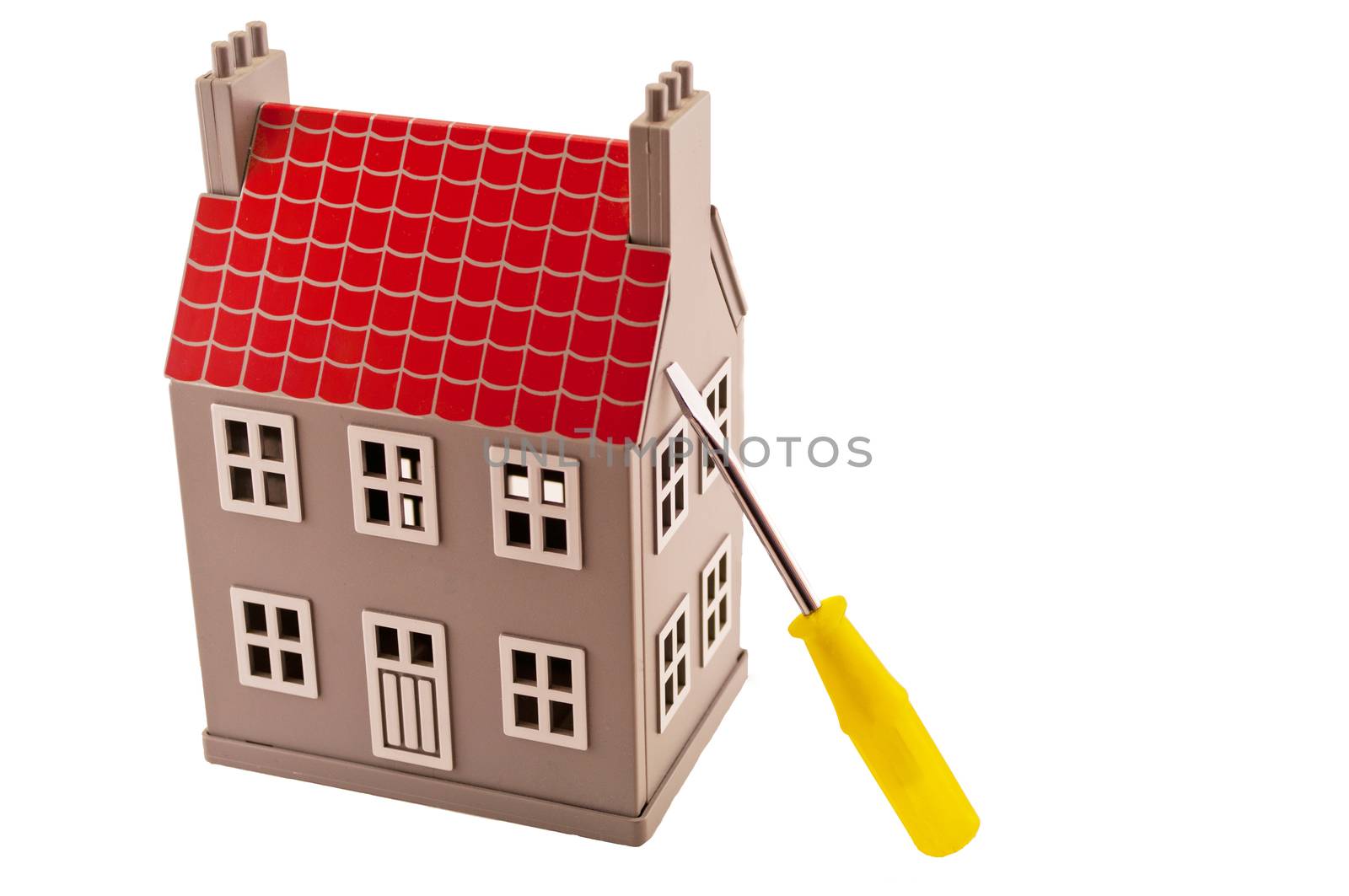 House and screwdriver by ozornina