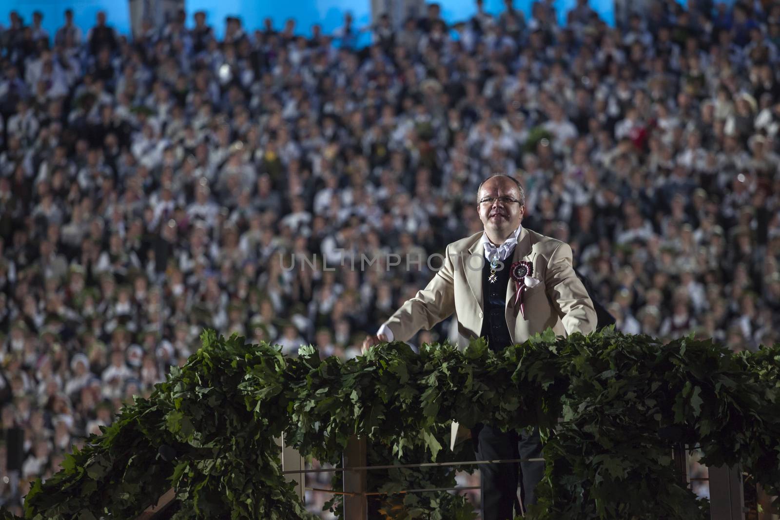 The Latvian National Song and Dance Festival Grand Finale concer by ints