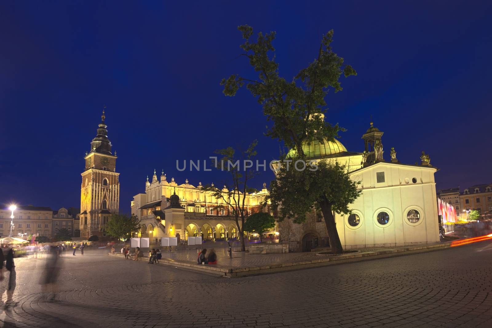 Krakow old town main market square by ints