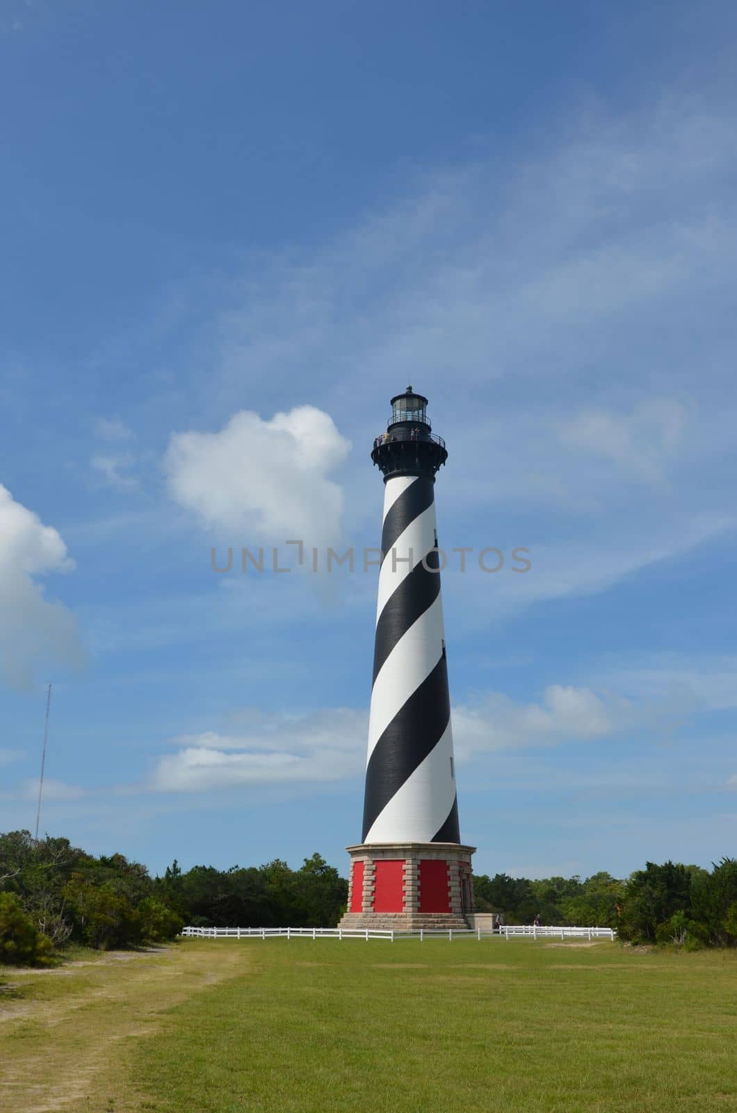 A view of the famous Hatteras lighthouse.