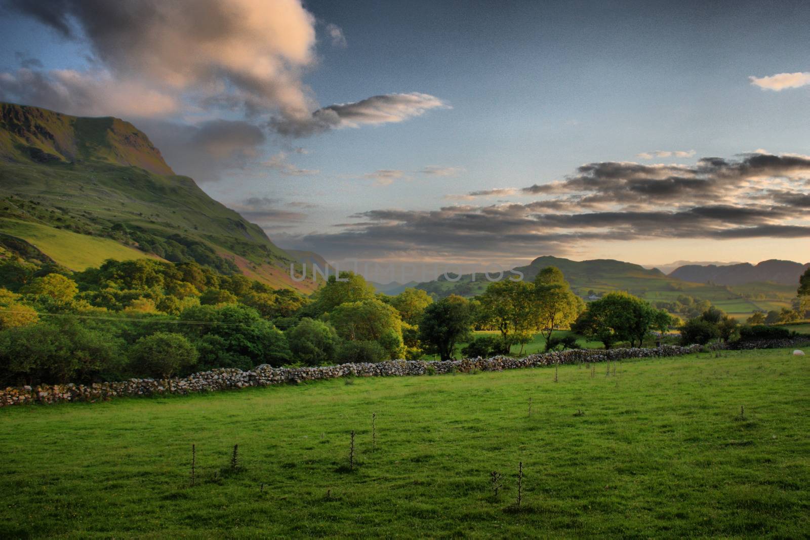 cadair idris mountain range in snowdonia