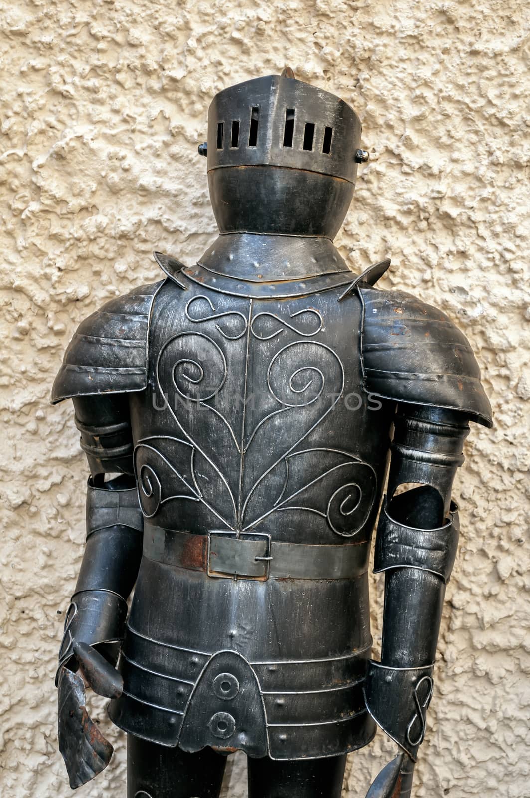 Knight armor at the medieval castle of Konopiste.