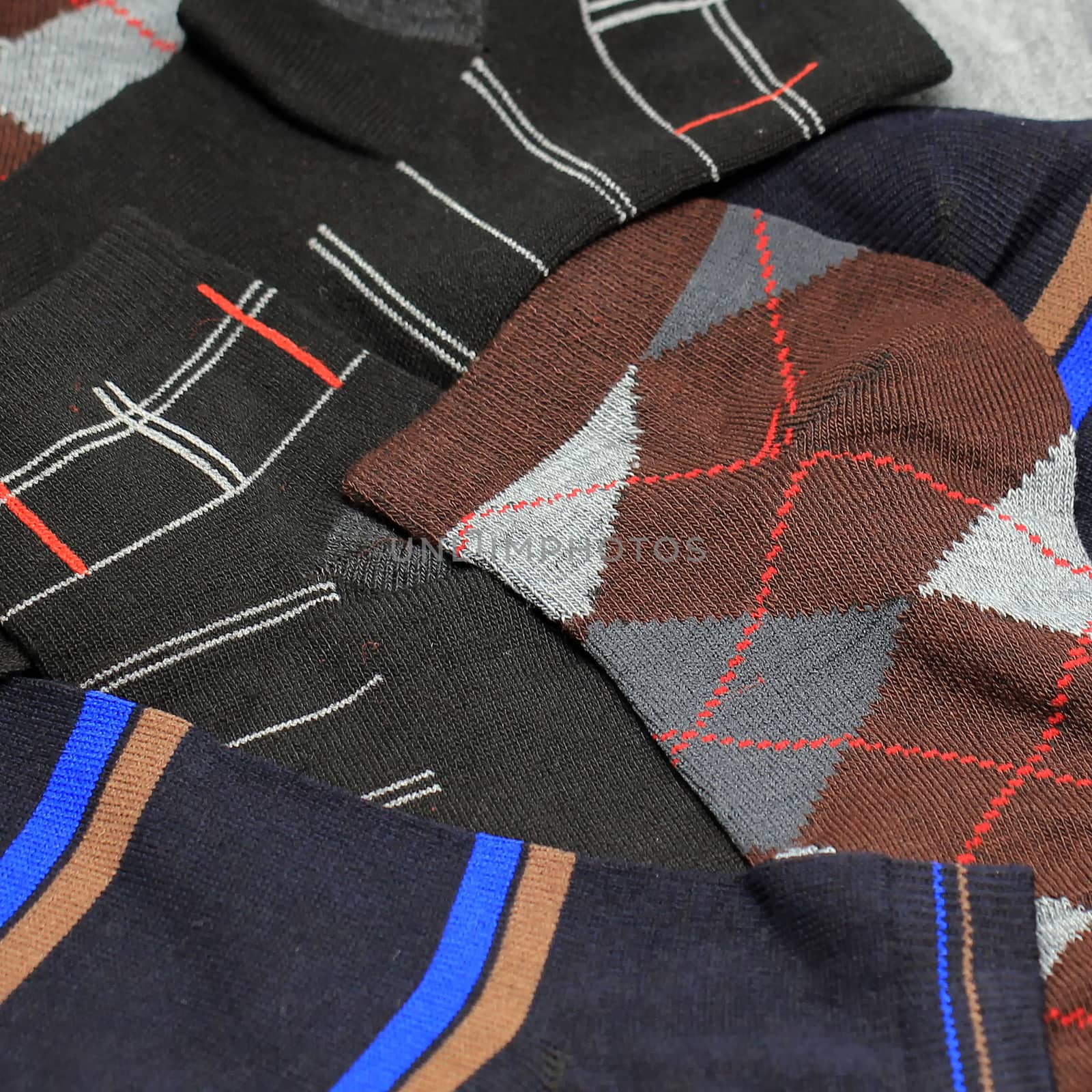 colorful of socks background or texture