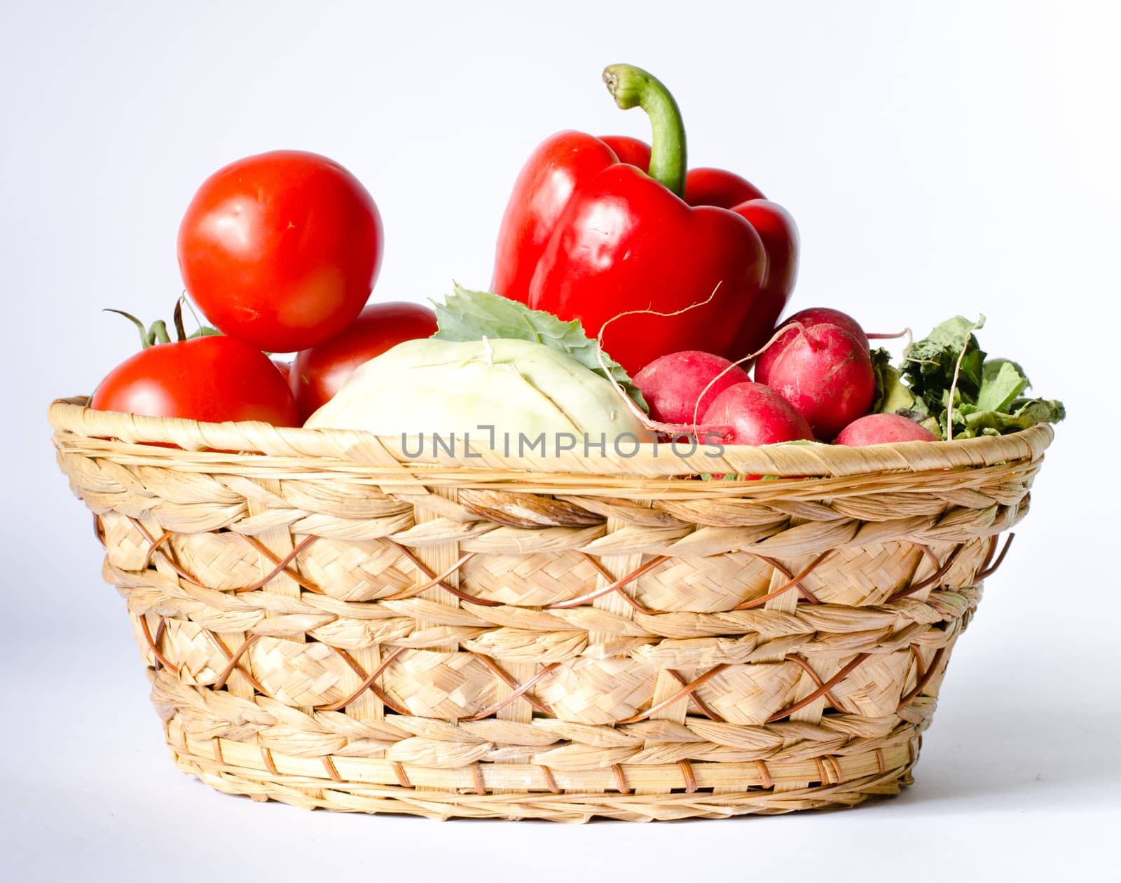 basket of vegetable