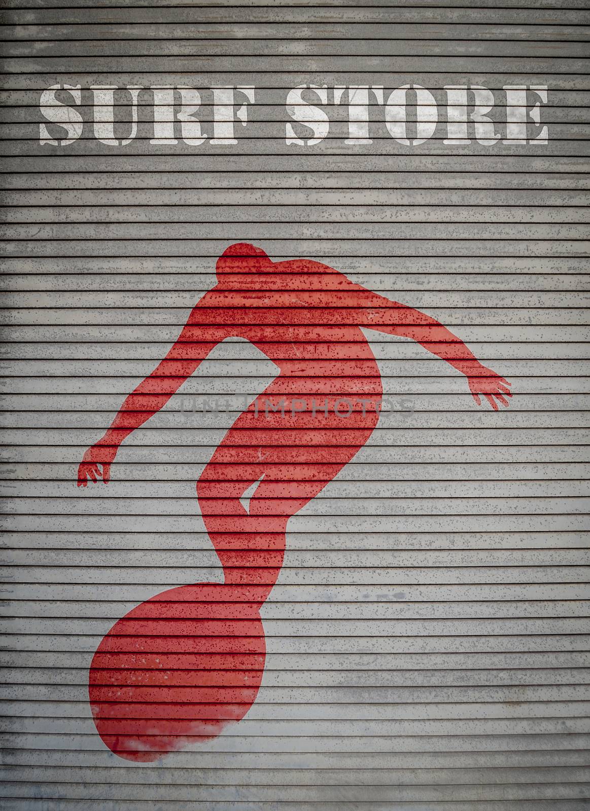 Retro Surf Store Sign by mrdoomits