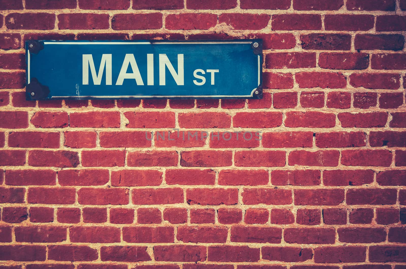 Retro Main Street Sign by mrdoomits