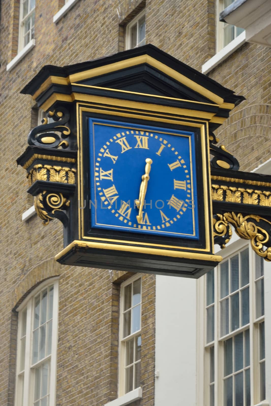 Blue outdoor External clock by pauws99
