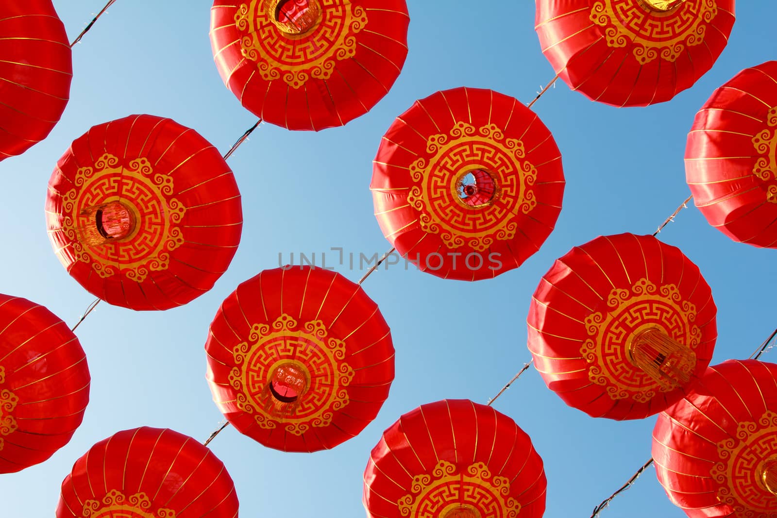 Chinese red lantern in Beijing