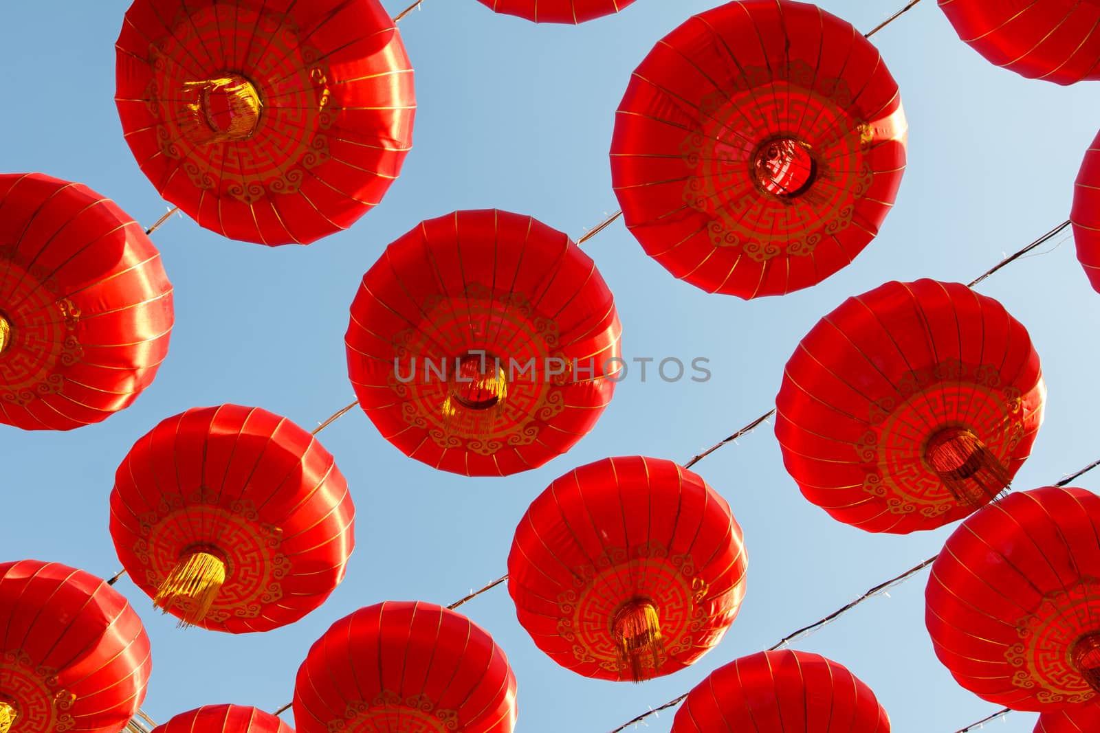 Chinese red lantern in Beijing