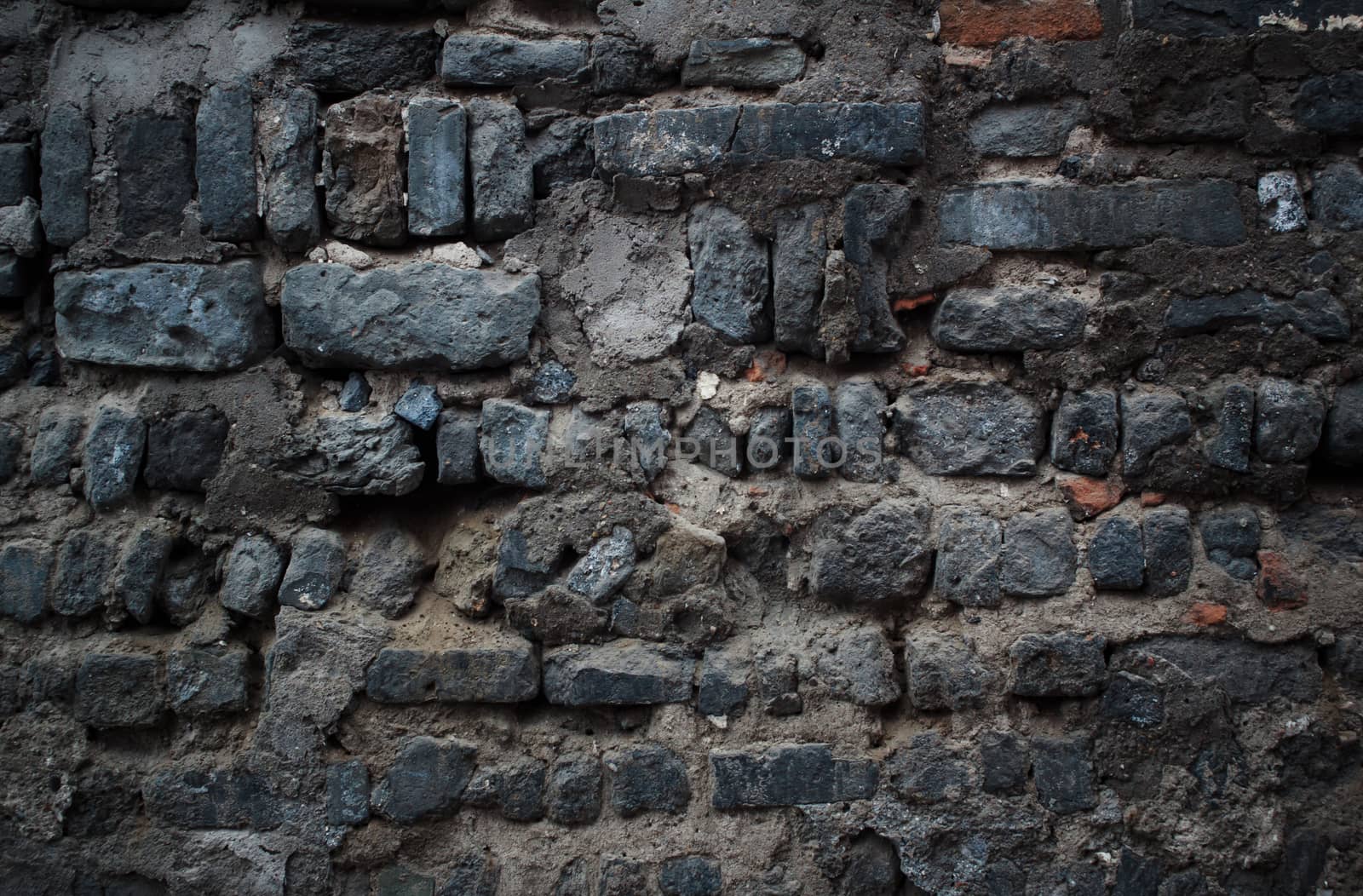 old stone wall in Beijing Hutong