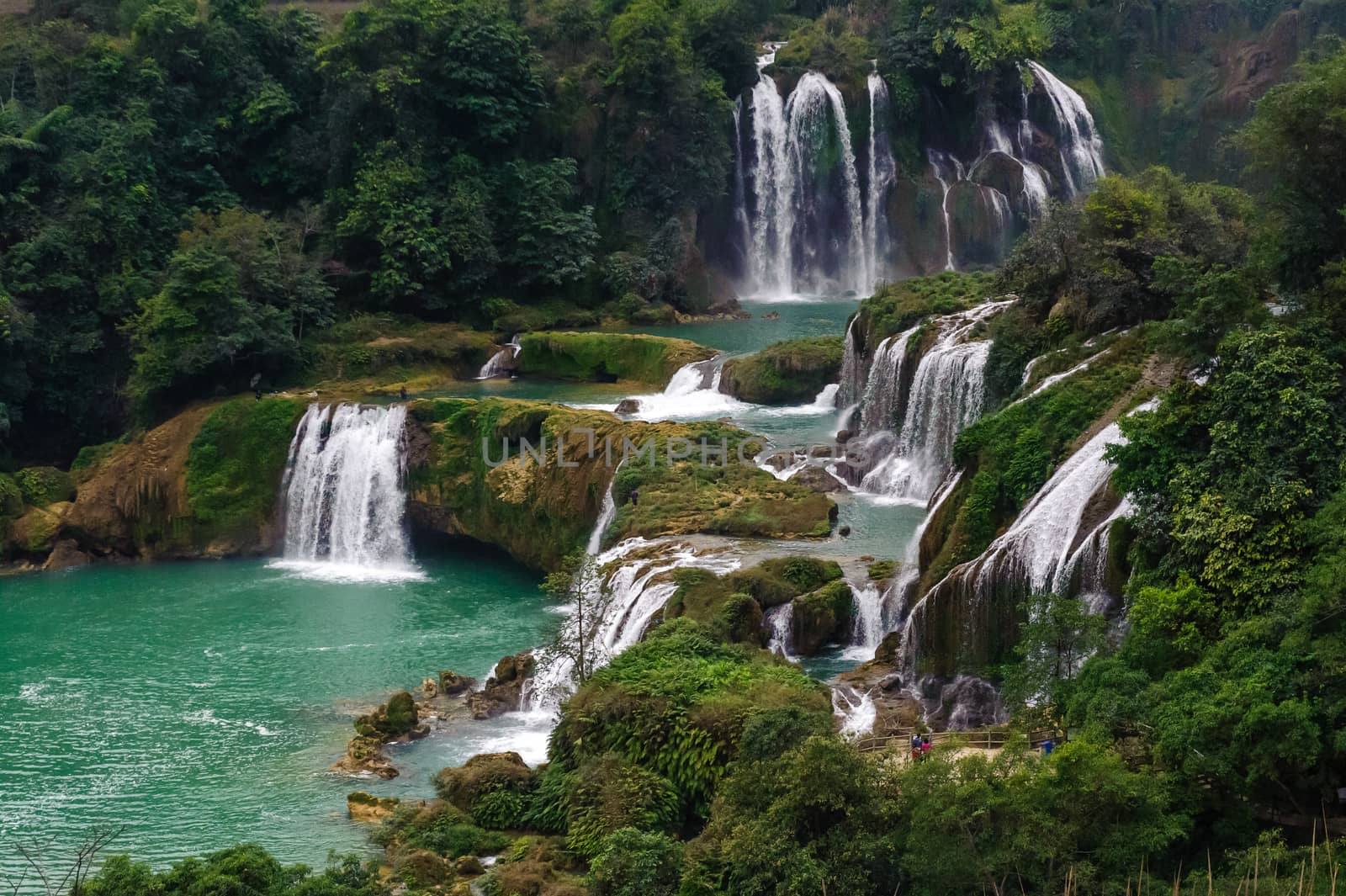 Ban Gioc - Detian falls in Guangxi, China.