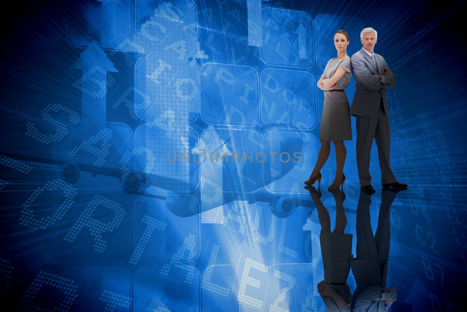 Composite image of serious business team by Wavebreakmedia