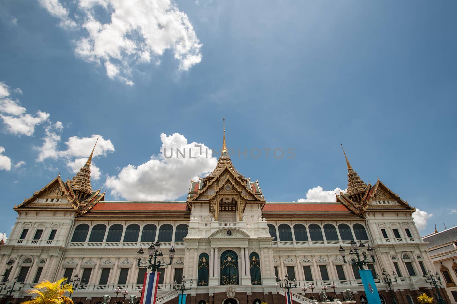 Royal grand palace in Bangkok, Thailand.
