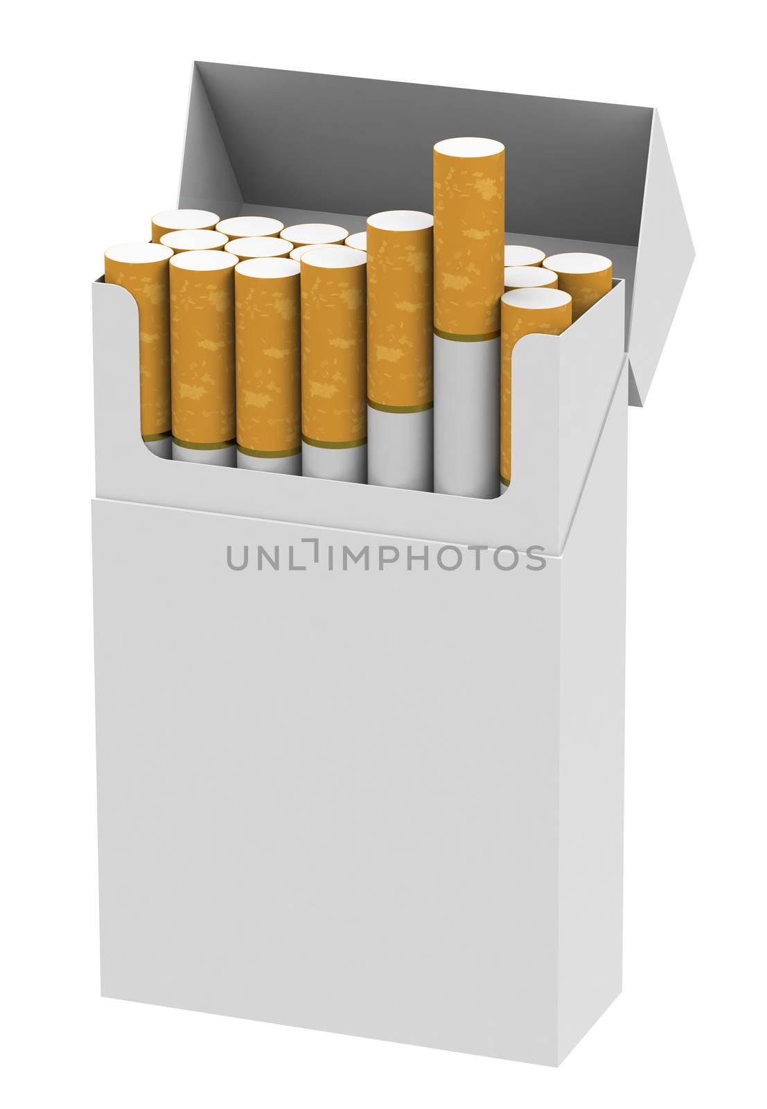 The picture shows a cigarette box