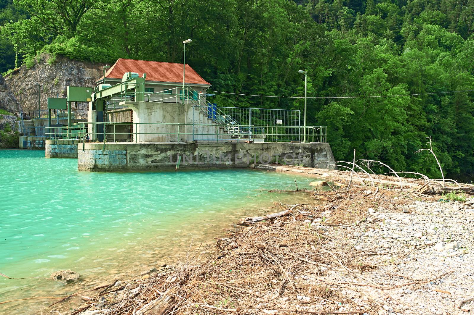 Hydroelectric power plant in Germany