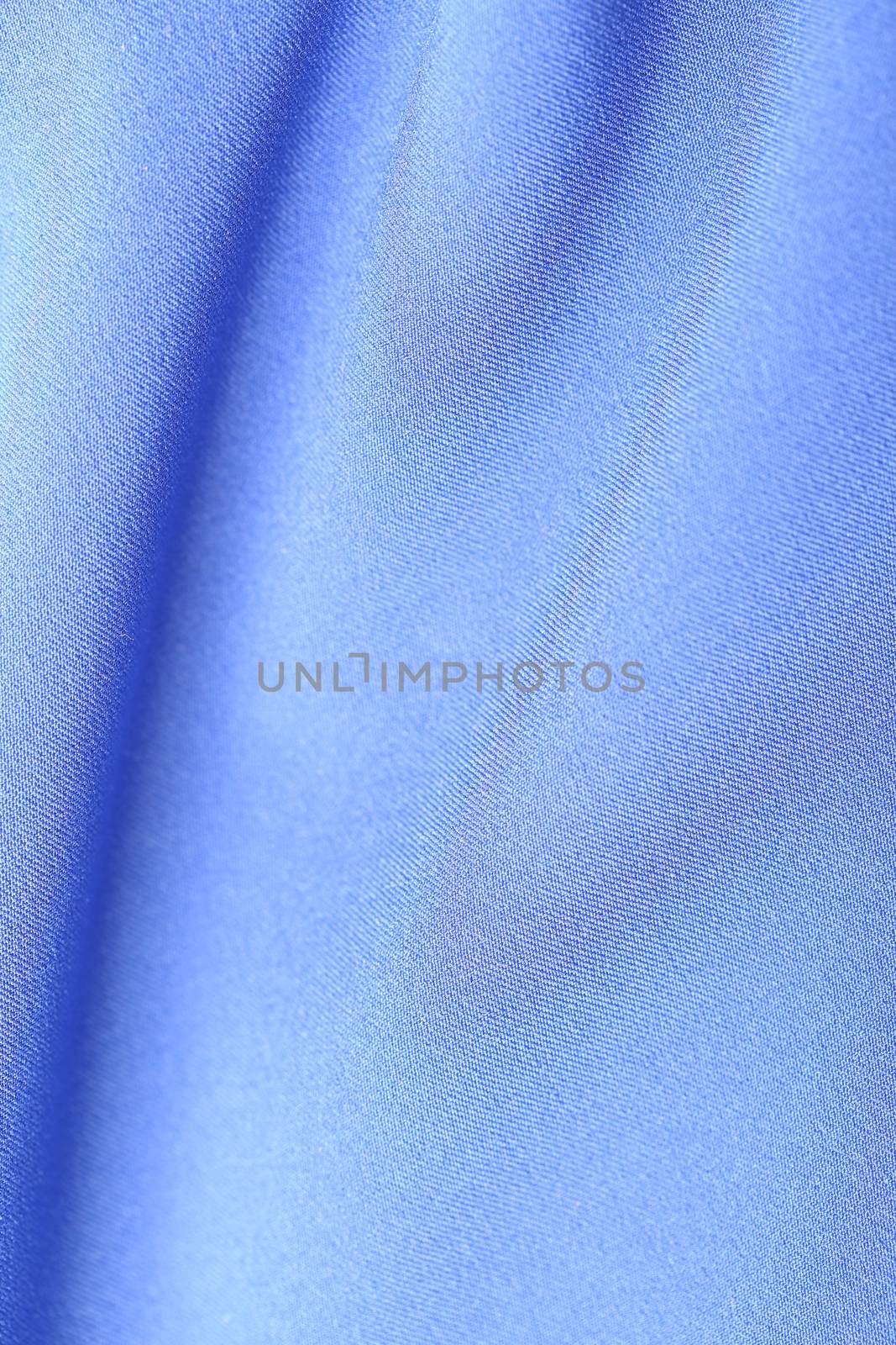 Blue satin with copy-space 