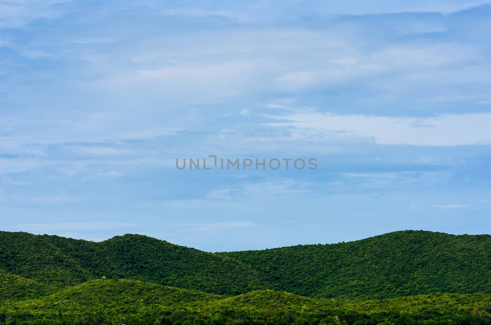 Green island and sea nature landscape by sweetcrisis