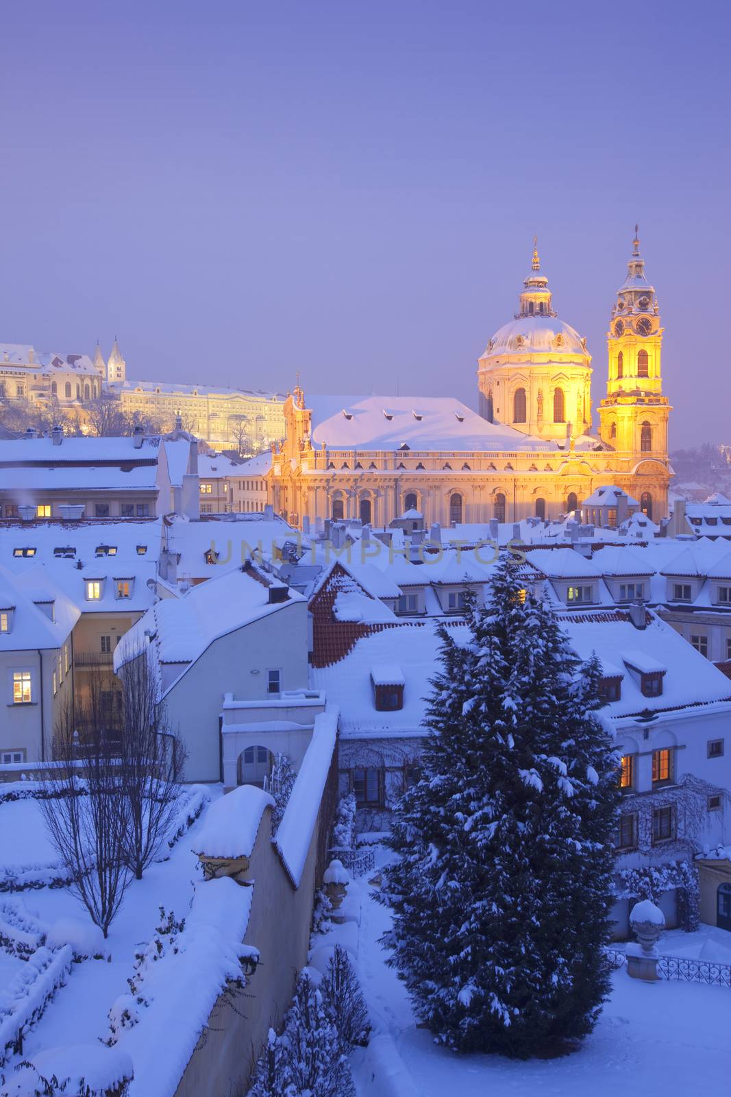 prague in winter by courtyardpix