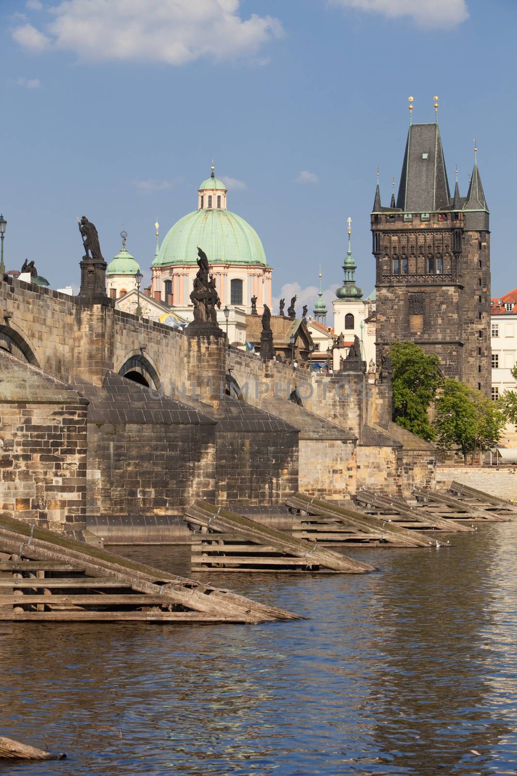 prague charles bridge by courtyardpix