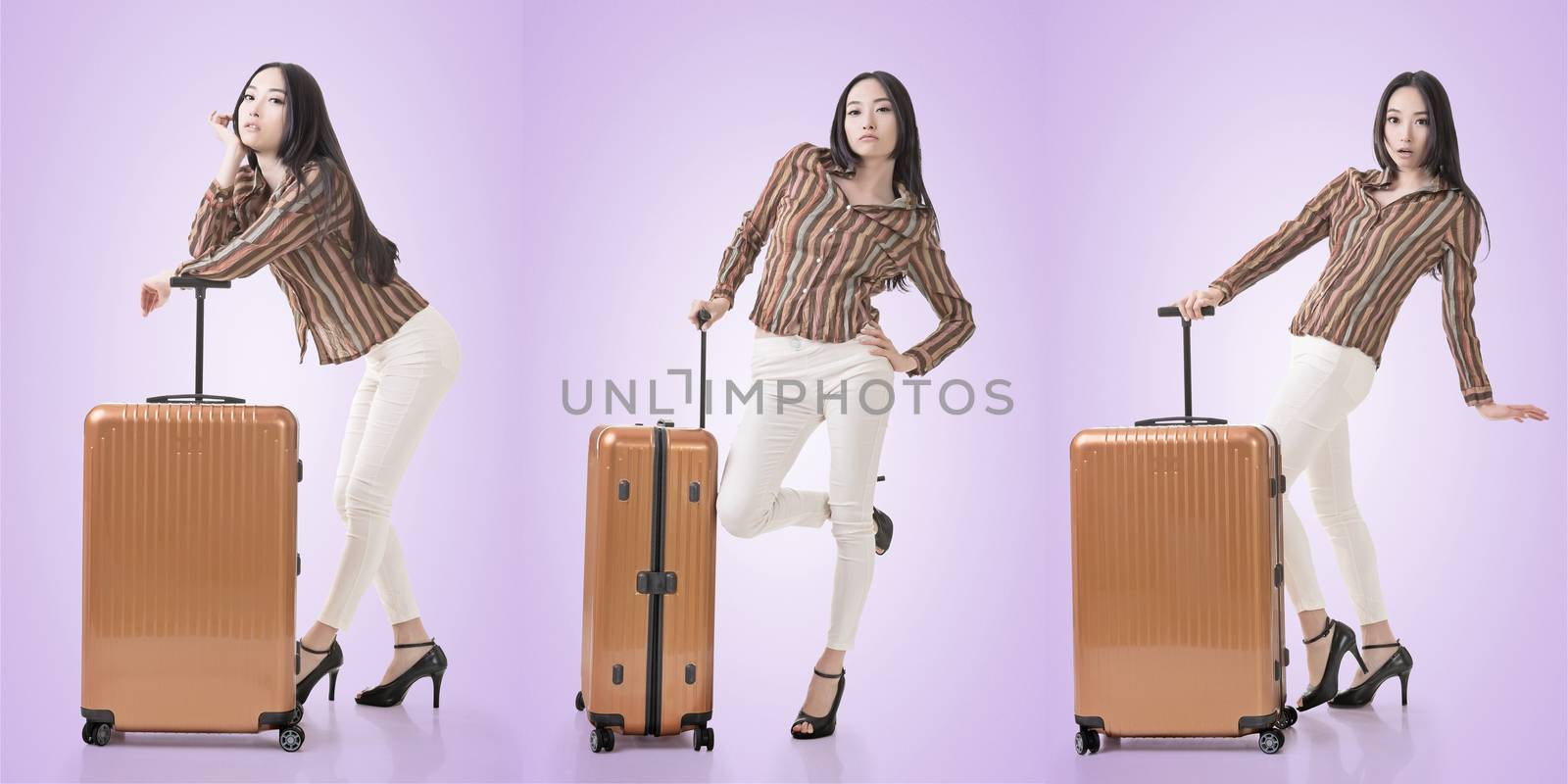 Travel concept with Asian beauty by elwynn