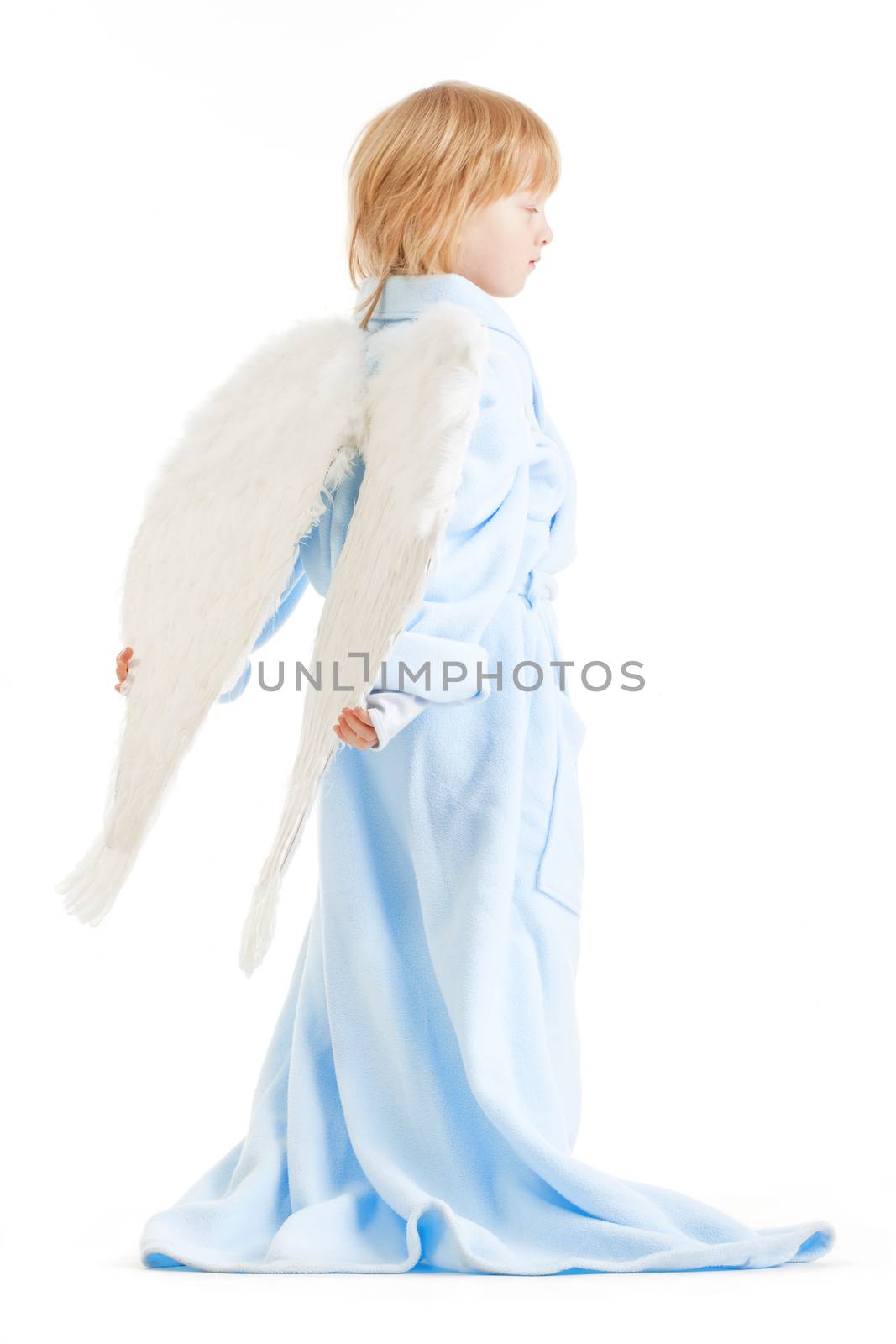 boy with angel wings by courtyardpix