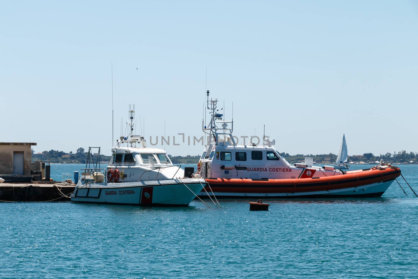 Coast Guard boats