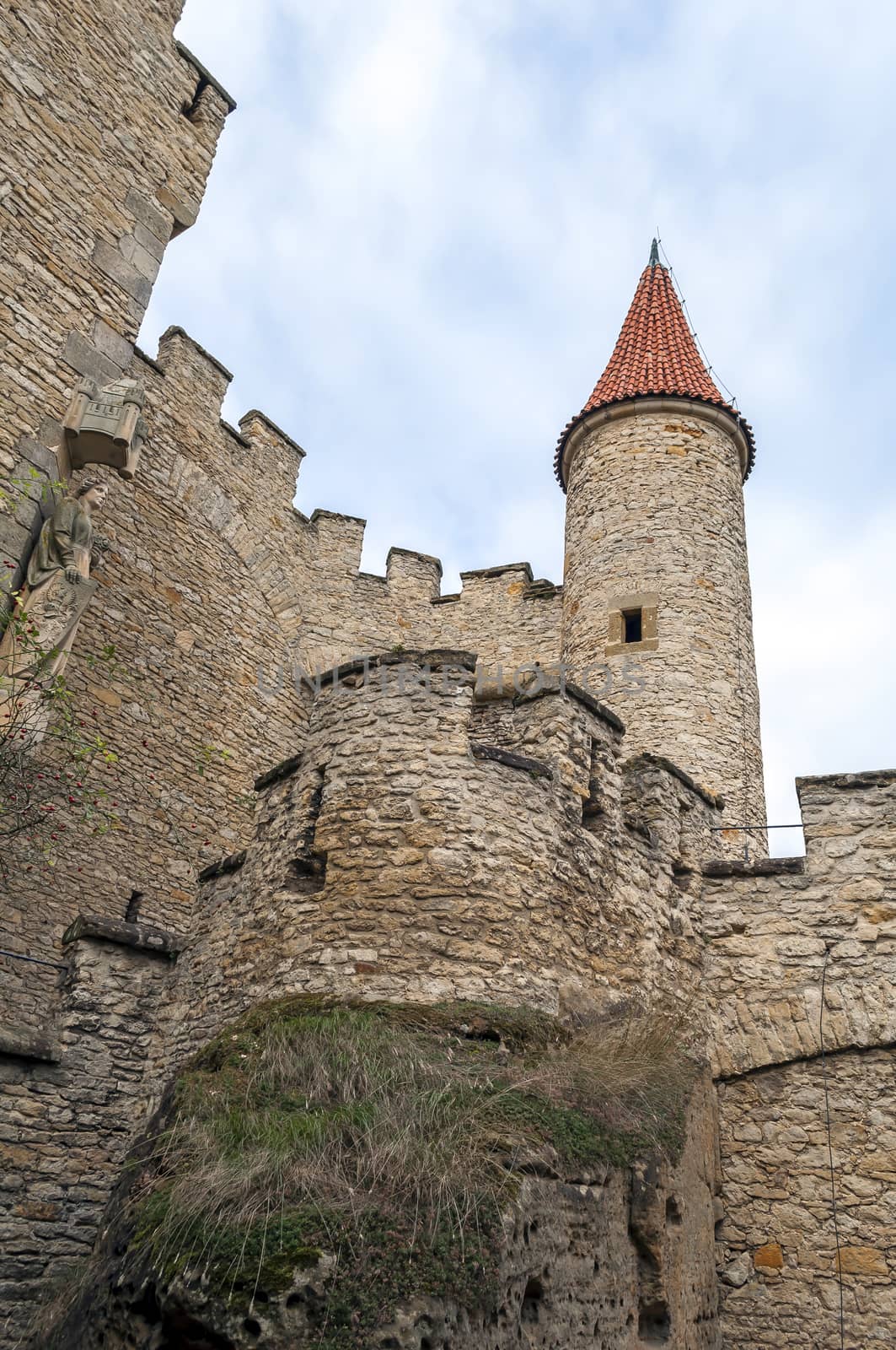 Medieval Kokorin castle in the Czech Republic.