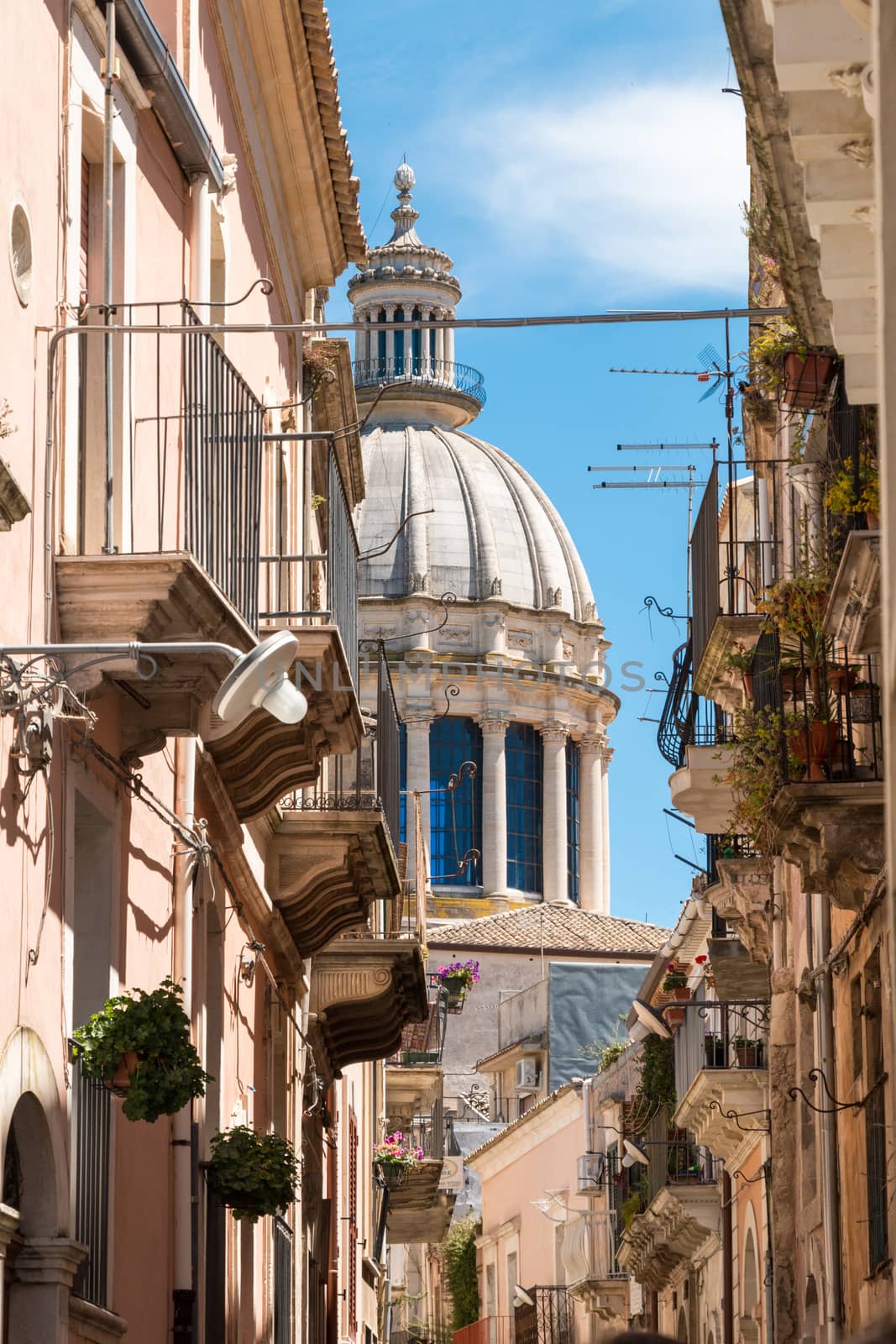 Ragusa Ibla small town in Silcily
