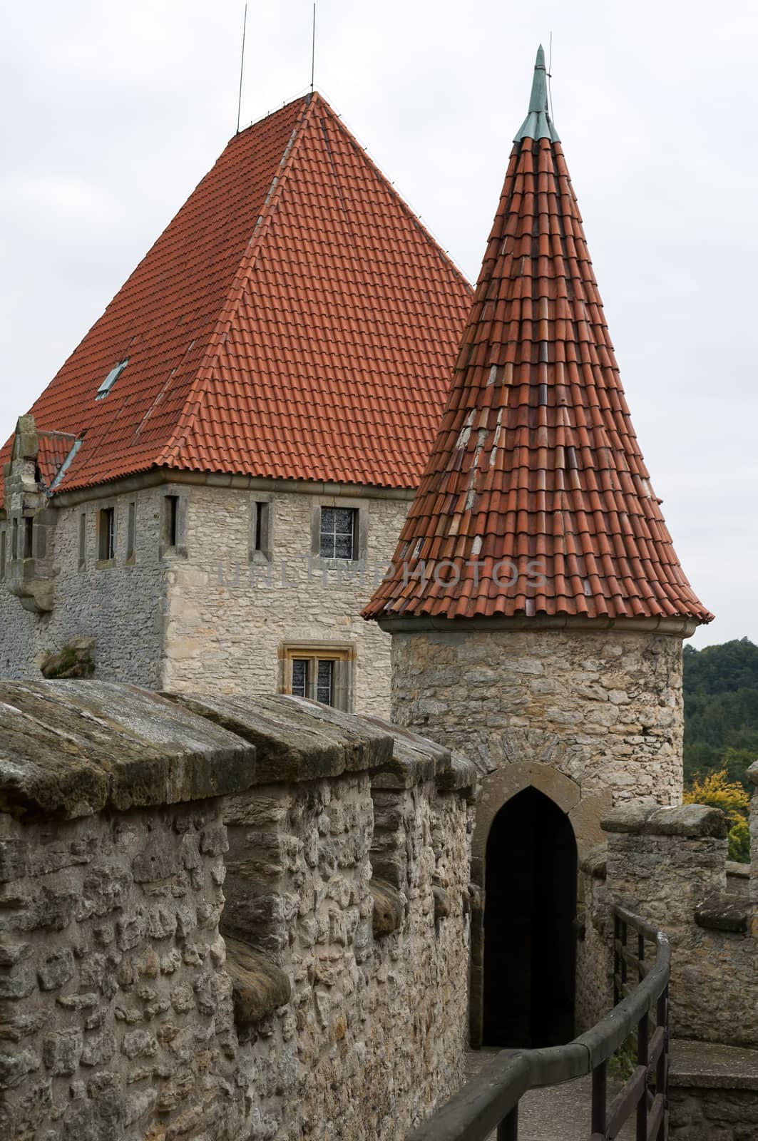 Medieval Kokorin castle in the Czech Republic.