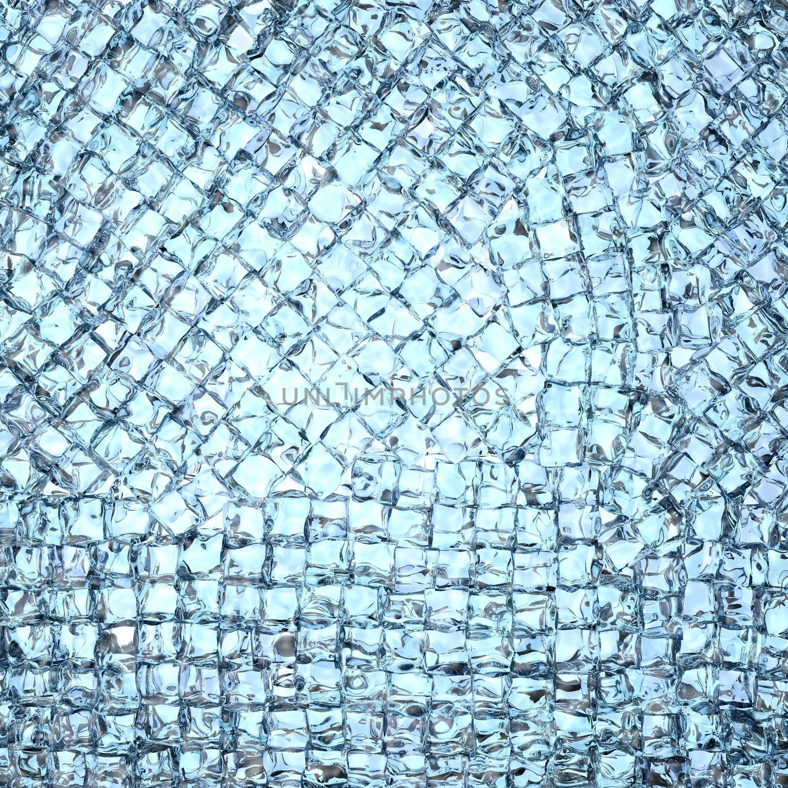 Background composed of many ice cubes. High resolution 3D image