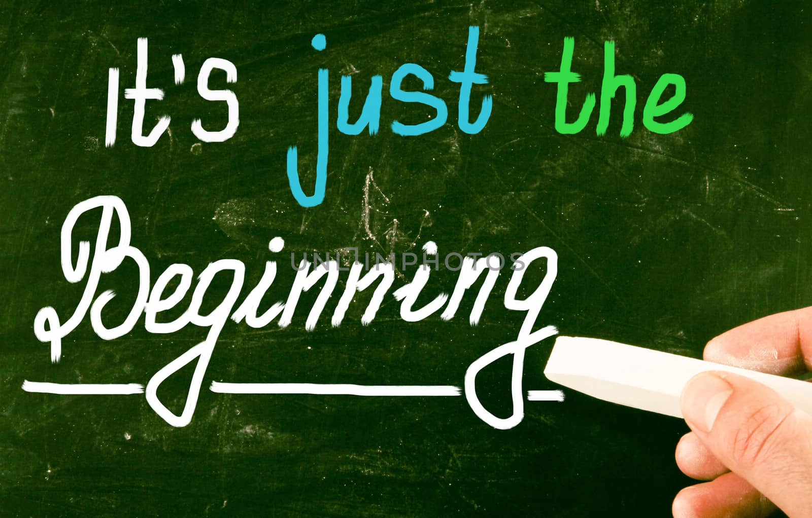 it's just the beginning