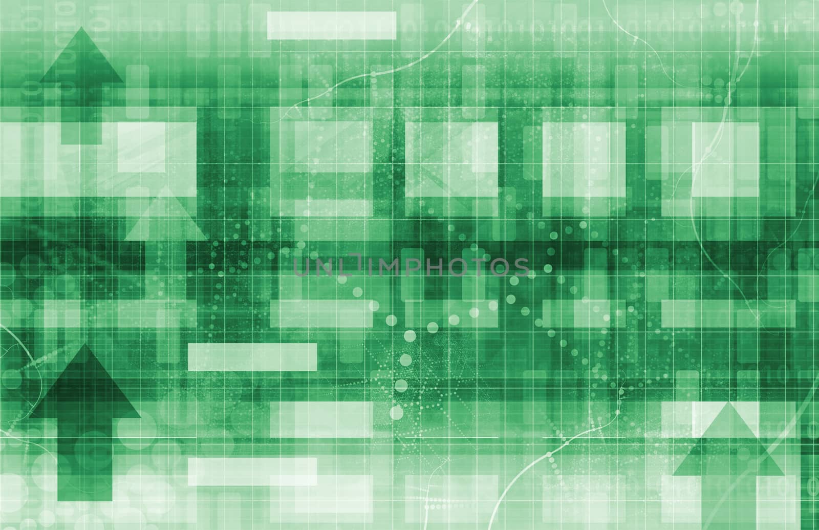 Telecommunications Network all over the World Art