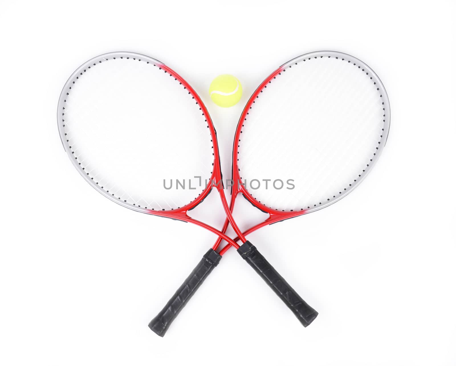 tennis racket isolated on  white background