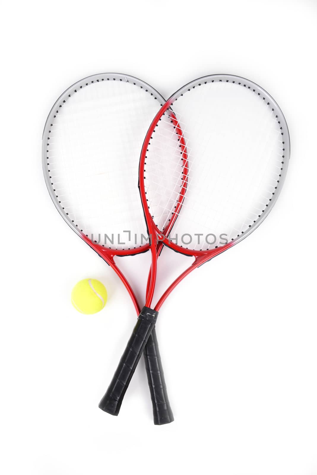 tennis racket isolated on  white background