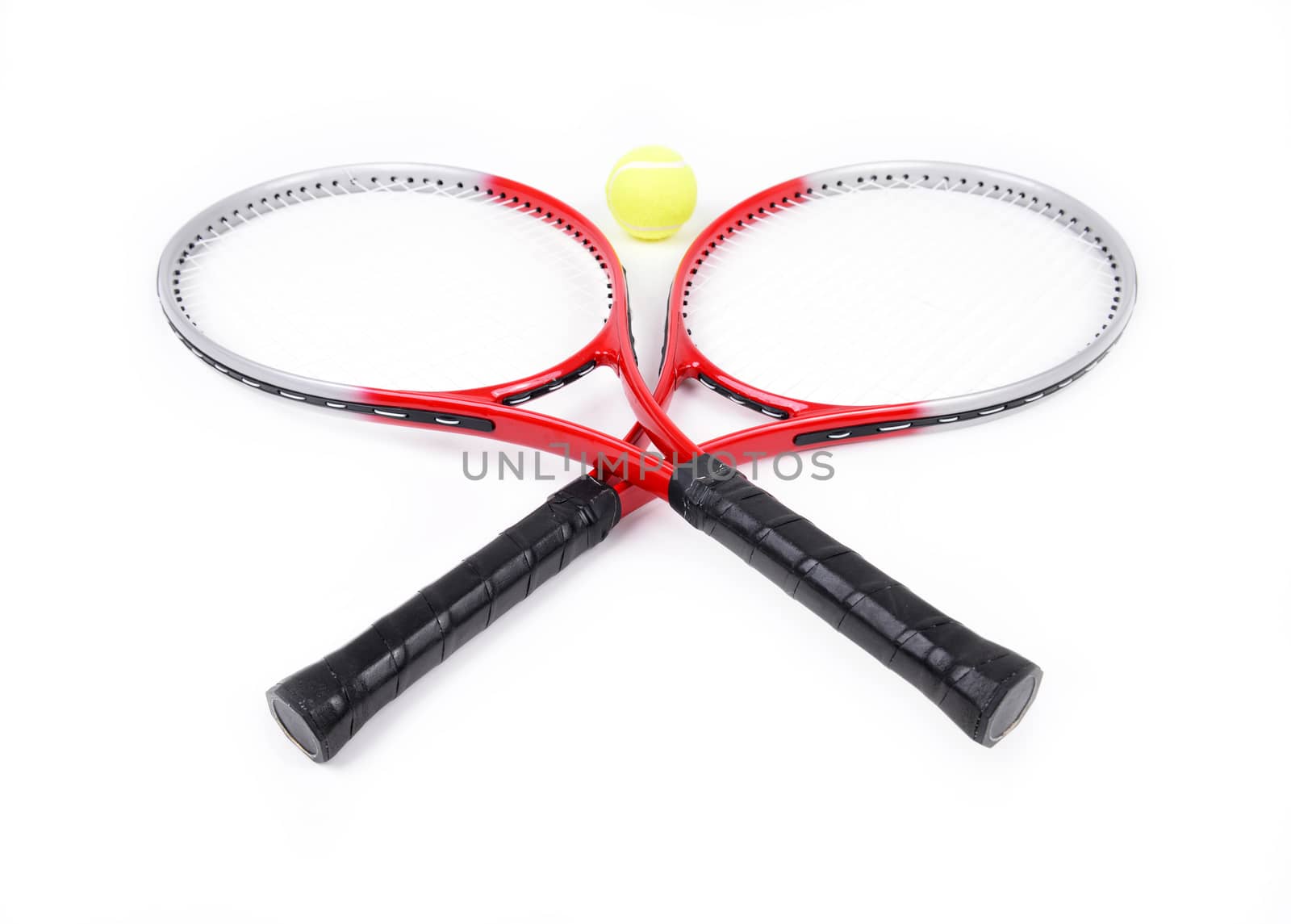 tennis racket isolated on  white background
