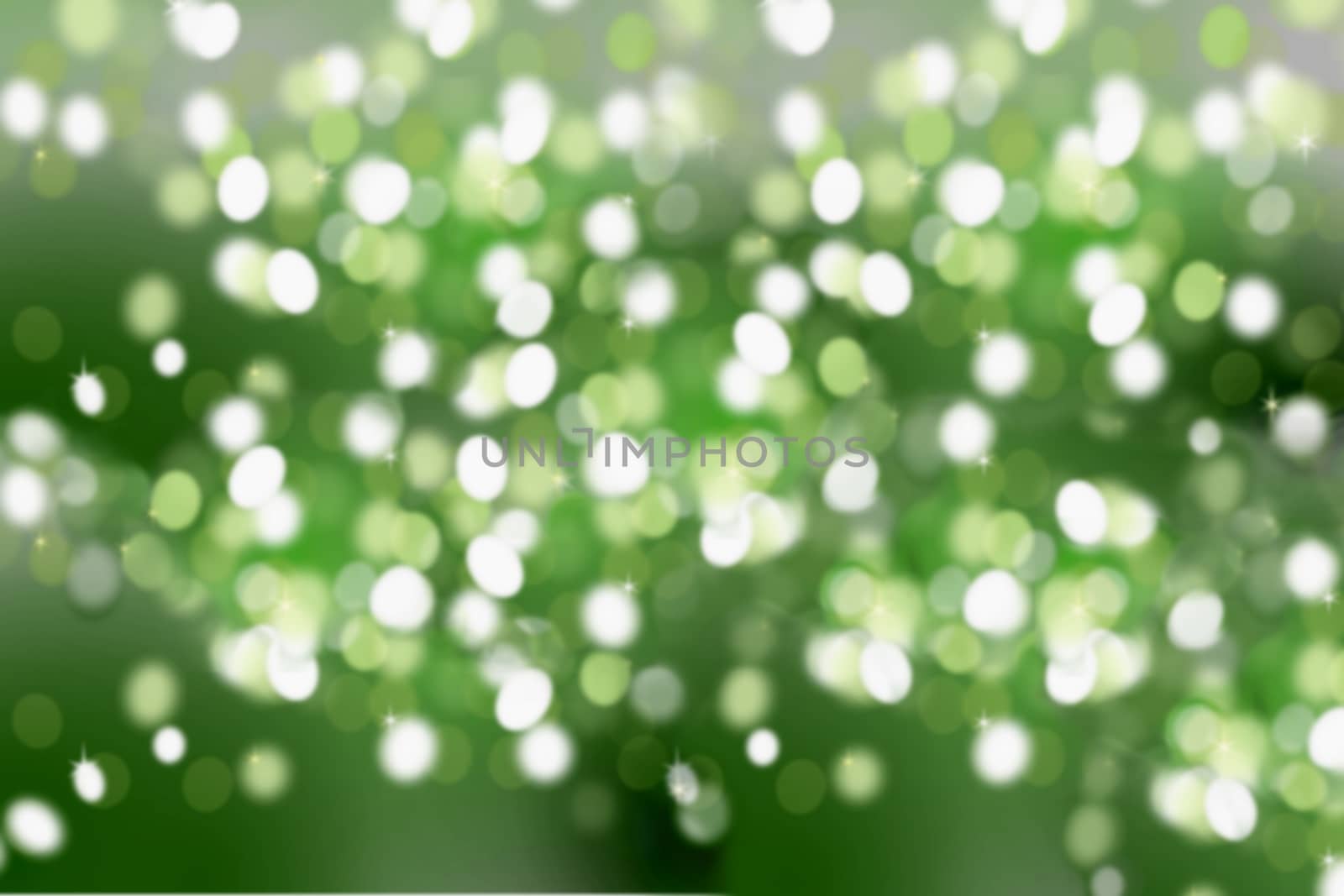 Green Christmas Tree and Blur Lights by razihusin