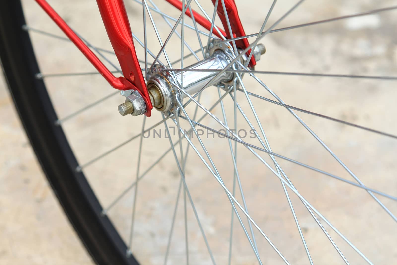 Detail of Bike Tire by foto76