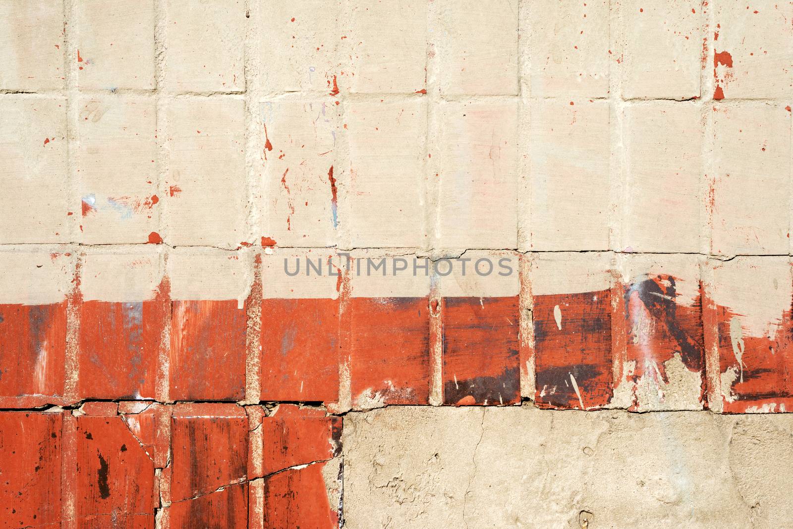 texture of old painted tiles